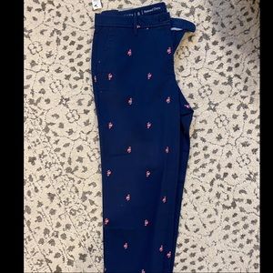 TALBOTS Flamingo Relaxed Chino Pants NWT 8